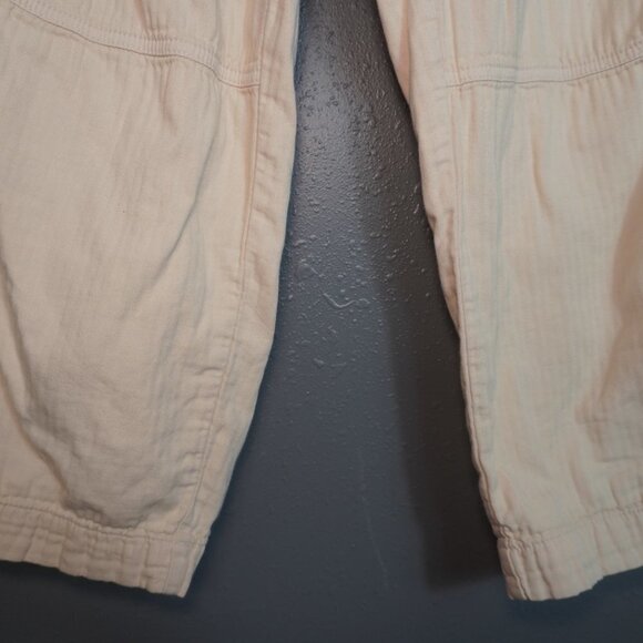 J. Crew Womens Tan Seaside Linen Straight Leg Casual Drawstring Pants Size 2 - Picture 2 of 9